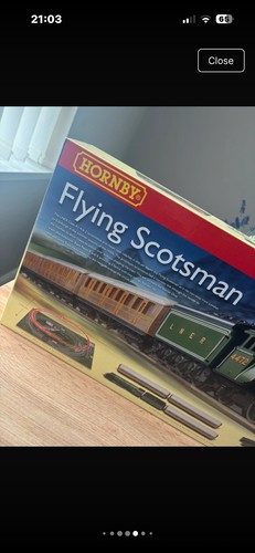 Hornby flying scotsman train - flying,